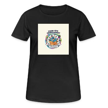 Moving Puzzle - Women's Breathable T-Shirt - black - Front - AI Model Female 172 light (172cm)