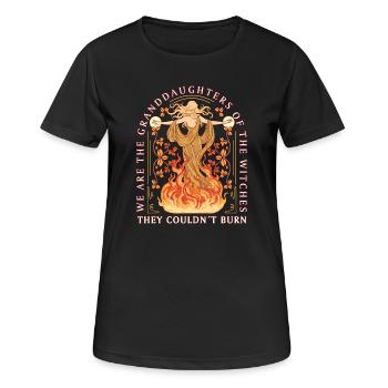 Déclaration féministe Nous sommes les petites-filles - T-shirt respirant Femme - noir - Devant - AI Model Female 172 light (172cm)