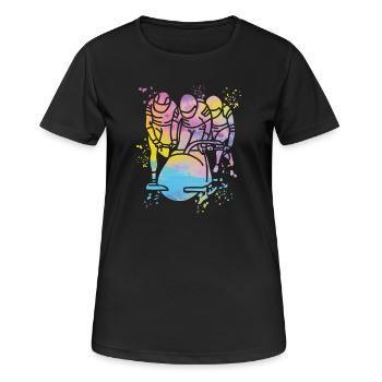 Bob Team Brakeman Bob - Women's Breathable T-Shirt - black - Front - AI Model Female 172 light (172cm)