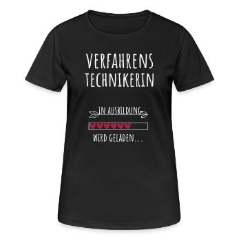 Process Engineer Studies Profession Training - Women's Breathable T-Shirt - black - Front - AI Model Female 172 light (172cm)