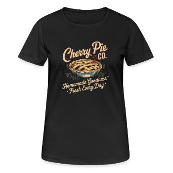 Boulangerie Vintage Publicité - T-shirt respirant Femme - noir - Devant - AI Model Female 172 light (172cm)