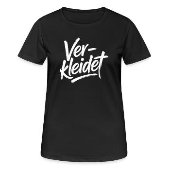 Déguisement déguisement carnaval carnaval - T-shirt respirant Femme - noir - Devant - AI Model Female 172 light (172cm)