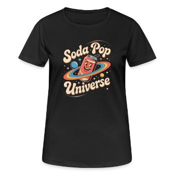 Retro Limo - Frauen T-Shirt atmungsaktiv - Schwarz - Vorne - AI Model Female 172 light (172cm)
