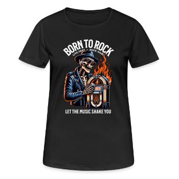 Rock and Roll Always and Forever Rockabilly 2025 - Women's Breathable T-Shirt - black - Front - AI Model Female 172 light (172cm)