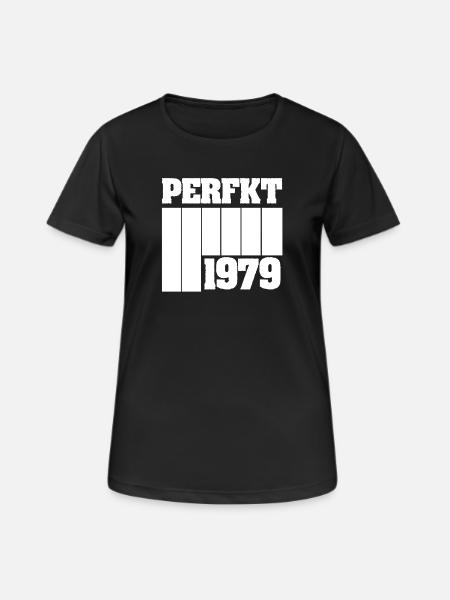 1979 - Frauen T-Shirt atmungsaktiv - Schwarz