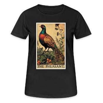 Faisans Faisan - T-shirt respirant Femme - noir - Devant - AI Model Female 172 light (172cm)