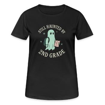Hochbegabter Burnout-absolvent Mit Akademischem - Frauen T-Shirt atmungsaktiv - Schwarz - Vorne - AI Model Female 172 light (172cm)