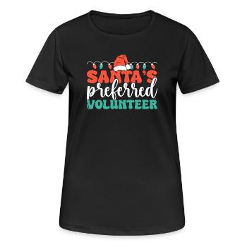 Volunteer Appreciation Preferred Volunteer - Women's Breathable T-Shirt - black - Front - AI Model Female 172 light (172cm)