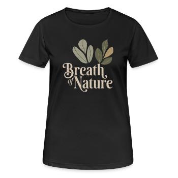 Vintage botanique - T-shirt respirant Femme - noir - Devant - AI Model Female 172 light (172cm)