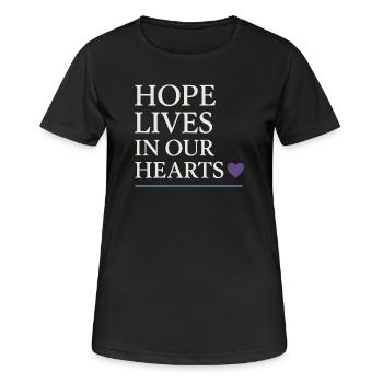 Suicide Loss Remembrance Walk Suicide - Women's Breathable T-Shirt - black - Front - AI Model Female 172 light (172cm)