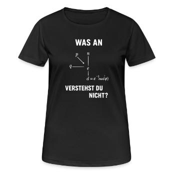 Computer Science Computer Scientist Funny IT Gift - Women's Breathable T-Shirt - black - Front - AI Model Female 172 light (172cm)