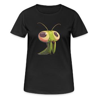 Mantes religieuses Mantes religieuses - T-shirt respirant Femme - noir - Devant - AI Model Female 172 light (172cm)
