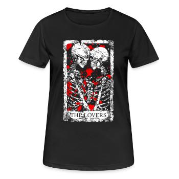 The Lovers - Women's Breathable T-Shirt - black - Front - AI Model Female 172 light (172cm)