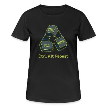 Startup-gründer Survivor Burnout Recover - Frauen T-Shirt atmungsaktiv - Schwarz - Vorne - AI Model Female 172 light (172cm)