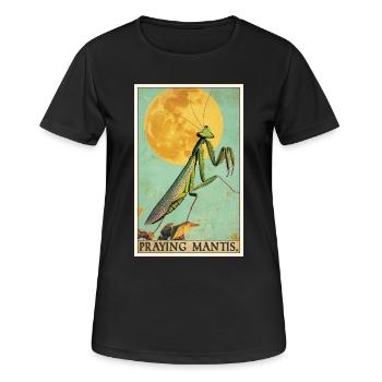 Mantes religieuses Mantes religieuses - T-shirt respirant Femme - noir - Devant - AI Model Female 172 light (172cm)