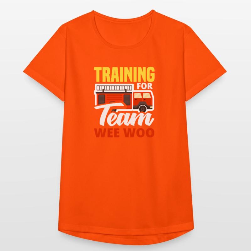 Wee Woo Squad Fire Tiny Firefighter Women's Breathable T-Shirt