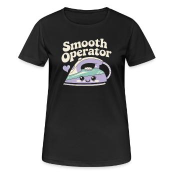 Kawaii Household Iron - Women's Breathable T-Shirt - black - Front - AI Model Female 172 light (172cm)