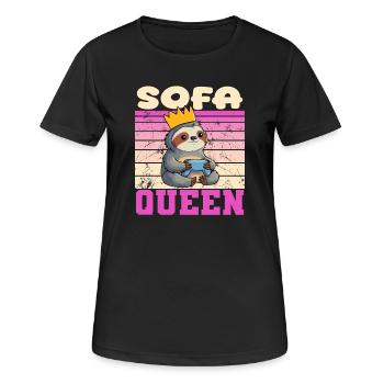 Gamerin gamer queen - Women's Breathable T-Shirt - black - Front - AI Model Female 172 light (172cm)