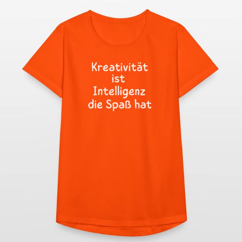 Creativity is intelligence that has fun Statement Women's Breathable T-Shirt
