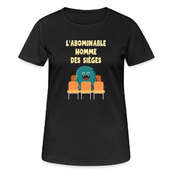 The Abominable Man of Sieges - Women's Breathable T-Shirt - black - Front - AI Model Female 172 light (172cm)