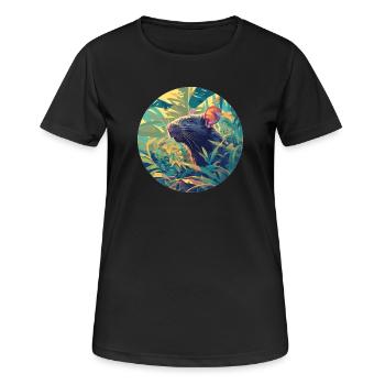 Rat Rat - Women's Breathable T-Shirt - black - Front - AI Model Female 172 light (172cm)