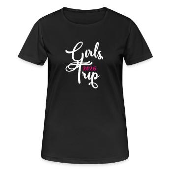 Girl Trip 2026 Gir des filles Strip des filles Strip des filles - T-shirt respirant Femme - noir - Devant - AI Model Female 172 light (172cm)