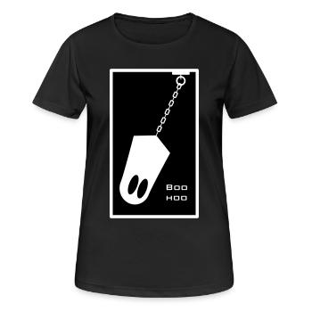 Ghost in chain - Women's Breathable T-Shirt - black - Front - AI Model Female 172 light (172cm)