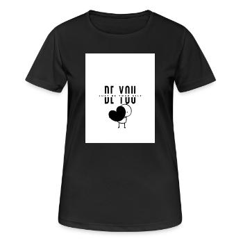 Be you  - Women's Breathable T-Shirt - black - Front - AI Model Female 172 light (172cm)