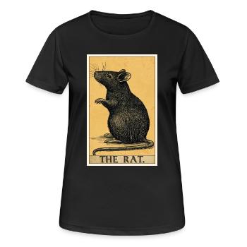 Rat Rat - Women's Breathable T-Shirt - black - Front - AI Model Female 172 light (172cm)