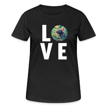 Rat Rat - Women's Breathable T-Shirt - black - Front - AI Model Female 172 light (172cm)