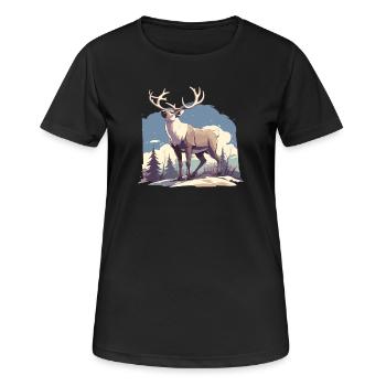 Renne Renne - T-shirt respirant Femme - noir - Devant - AI Model Female 172 light (172cm)