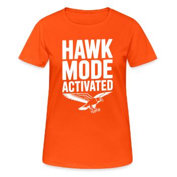 Hawk Mode Activated - Women's Breathable T-Shirt - neon orange - Front - AI Model Female 172 dark (172cm)