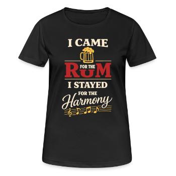 Communauté de musique folk Shanty Crew - T-shirt respirant Femme - noir - Devant - AI Model Female 172 light (172cm)