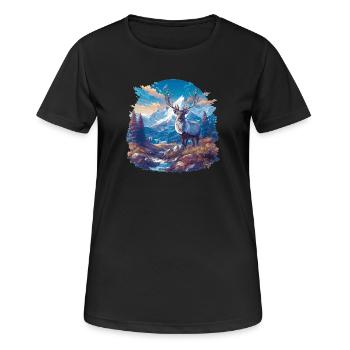 Renne Renne - T-shirt respirant Femme - noir - Devant - AI Model Female 172 light (172cm)