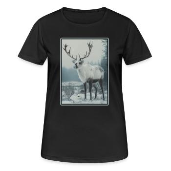 Renne Renne - T-shirt respirant Femme - noir - Devant - AI Model Female 172 light (172cm)