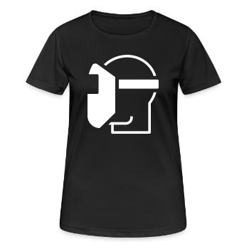 Welding, Welder, Welding Professional - Women's Breathable T-Shirt - black - Front - AI Model Female 172 light (172cm)