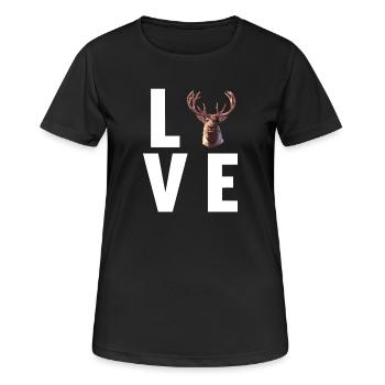 Renne Renne - T-shirt respirant Femme - noir - Devant - AI Model Female 172 light (172cm)