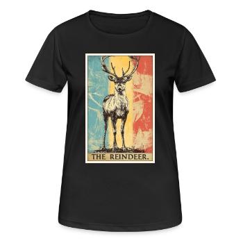 Renne Renne - T-shirt respirant Femme - noir - Devant - AI Model Female 172 light (172cm)