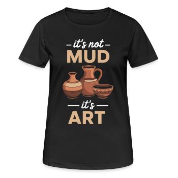 Pottery Pottery Studio Pottery Love - Women's Breathable T-Shirt - black - Front - AI Model Female 172 light (172cm)