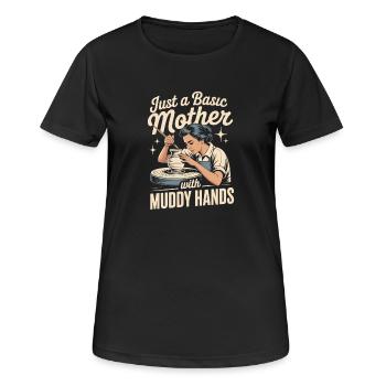 Pottery Pottery Studio Pottery Love - Women's Breathable T-Shirt - black - Front - AI Model Female 172 light (172cm)