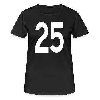 Débuts amicaux 25 - T-shirt respirant Femme - noir - Devant - AI Model Female 172 light (172cm)