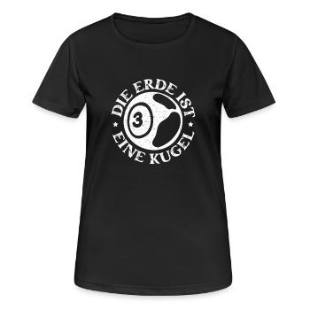Bingo Bingo Bingo La Terre est une Boule Bingo - T-shirt respirant Femme - noir - Devant - AI Model Female 172 light (172cm)