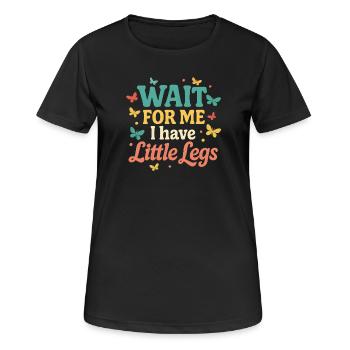 Cute Saying Humor Meme Funny Gift Idea - Women's Breathable T-Shirt - black - Front - AI Model Female 172 light (172cm)