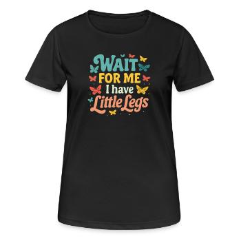 Cute Saying Humor Meme Funny Gift Idea - Women's Breathable T-Shirt - black - Front - AI Model Female 172 light (172cm)
