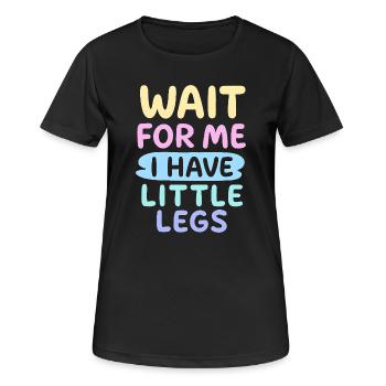 Cute Saying Humor Meme Funny Gift Idea - Women's Breathable T-Shirt - black - Front - AI Model Female 172 light (172cm)