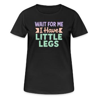 Cute Saying Humor Meme Funny Gift Idea - Women's Breathable T-Shirt - black - Front - AI Model Female 172 light (172cm)