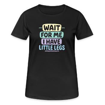 Cute Saying Humor Meme Funny Gift Idea - Women's Breathable T-Shirt - black - Front - AI Model Female 172 light (172cm)