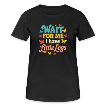 Cute Saying Humor Meme Funny Gift Idea - Women's Breathable T-Shirt - black - Front - AI Model Female 172 light (172cm)