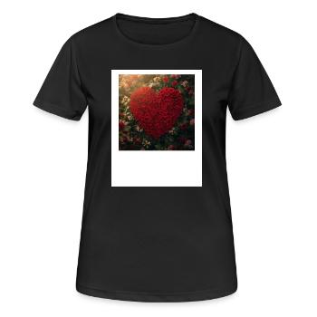 Untitled_design_2 - Women's Breathable T-Shirt - black - Front - AI Model Female 172 light (172cm)