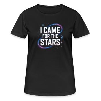 Astronomer Galaxy Outerspace Universe Astronomy - Women's Breathable T-Shirt - black - Front - AI Model Female 172 light (172cm)